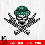 New York Jets Skull svg , eps , dxf , png file , digital download