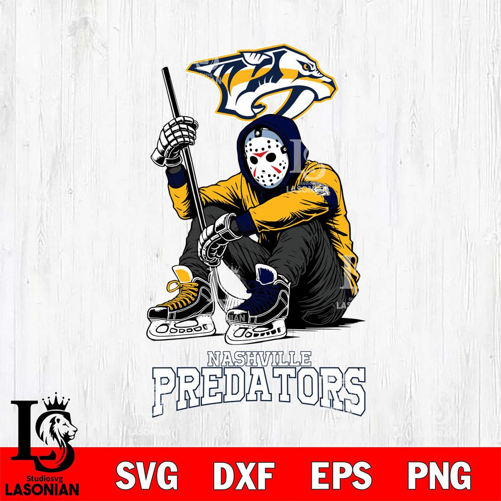Nashville Predators NHL Jason Voorhees Halloween SVG – lasoniansvg