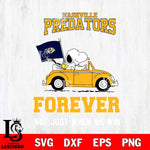 Nashville Predators Snoopy and Charlie Brown Car Svg Eps Dxf Png File, Digital Download , Instant Download, Svg Files