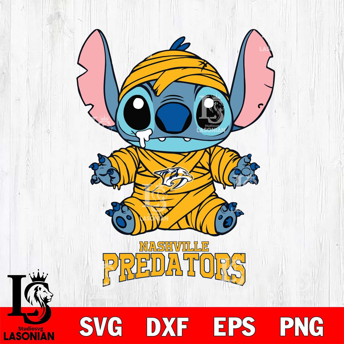 Nashville Predators Stitch Mummy – lasoniansvg