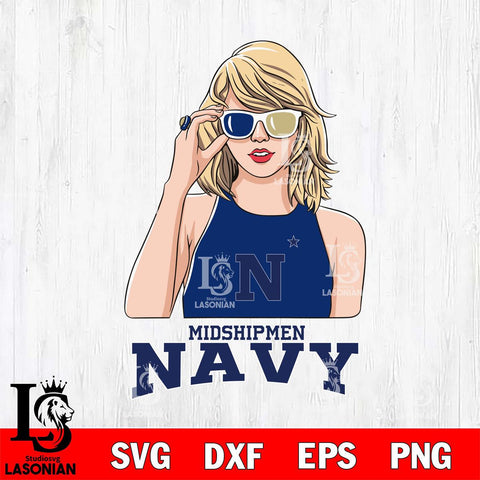 Navy Midshipmen And Taylor Swift Fan Svg Eps Dxf Png File, Digital Download, Instant Download