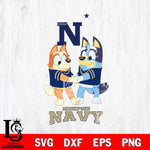 Navy Midshipmen Bluey Chilli Dance Svg Eps Dxf Png File, Digital Download, Instant Download