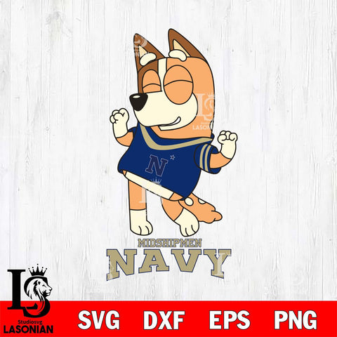 Navy Midshipmen Chilli Dance Sport Svg Eps Dxf Png File, Digital Download, Instant Download