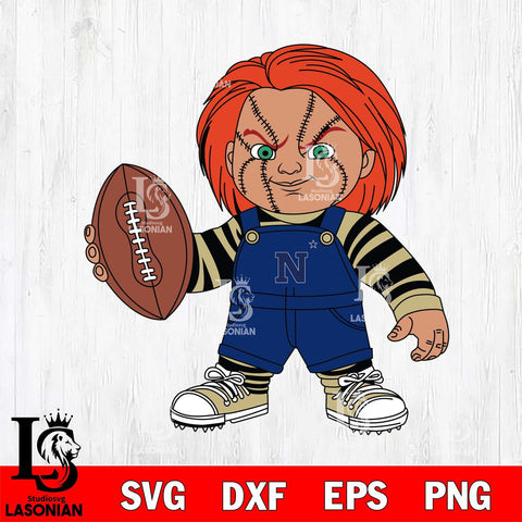 Navy Midshipmen Chucky Horror 12 Svg Eps Dxf Png File, NCAA svg, Digital Download, Instant Download
