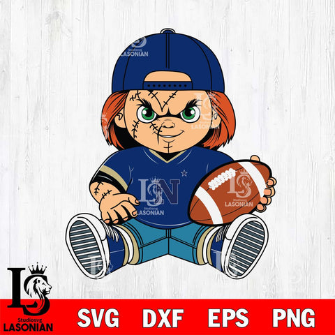 Navy Midshipmen Chucky Horror 3 Svg Eps Dxf Png File, NCAA svg, Digital Download, Instant Download