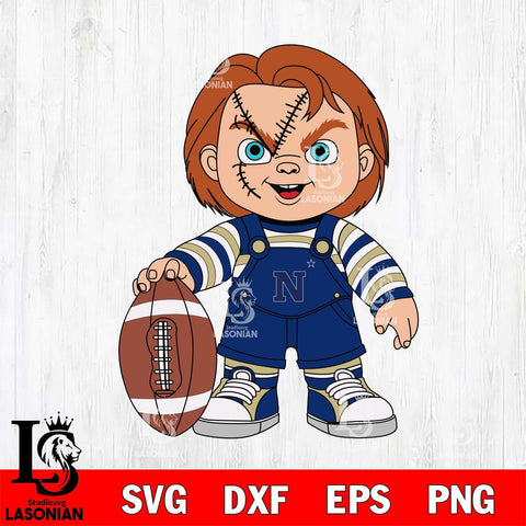 Navy Midshipmen Chucky Horror 7 Svg Eps Dxf Png File, NCAA svg, Digital Download, Instant Download