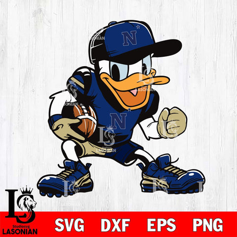 Navy Midshipmen Donal Duck Svg Eps Dxf Png File, NCAA svg, Digital Download, Instant Download