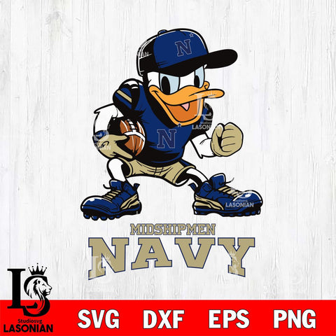 Navy Midshipmen Donal Duck Disney, Svg Eps Dxf Png File, Digital Download