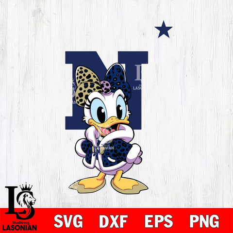 Navy Midshipmen Fancy Daisy Duck Disney Svg Eps Dxf Png File, Digital Download, Instant Download