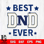 Navy Midshipmen Father Day Best Dad Ever Svg Eps Dxf Png File, Digital Download, Instant Download