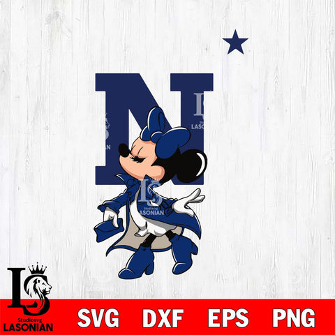 Navy Midshipmen Glamorous Minnie Svg Eps Dxf Png File, Digital Download, Instant Download