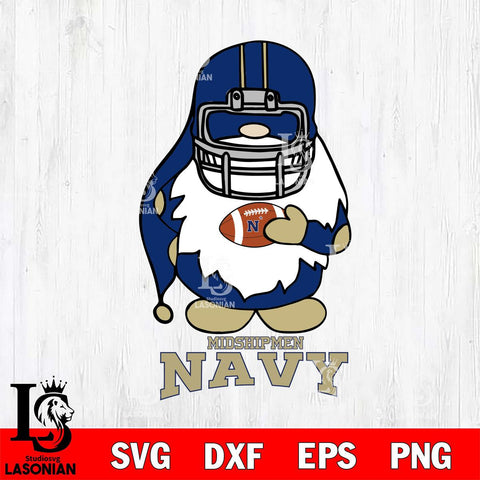 Navy Midshipmen Gnomes Christmas Svg Eps Dxf Png File, Digital Download, Instant Download