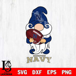 Navy Midshipmen Gnomes Christmas football Svg Eps Dxf Png File, Digital Download, Instant Download
