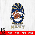 Navy Midshipmen Gnomes Football Svg Eps Dxf Png File, Digital Download, Instant Download
