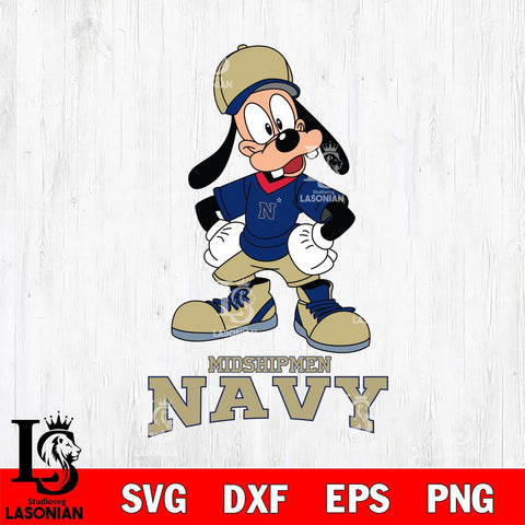 Navy Midshipmen Goofy Sport SVG DXF EPS PNG FILE,NCAA svg ,Football Digital Download,Instant Download, Silhouette