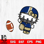 Navy Midshipmen Hello Kitty sport 12 Svg Eps Dxf Png File, Digital Download, Instant Download