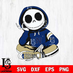 Navy Midshipmen Jack Skellington halloween Svg Eps Dxf Png File, NCAA svg, Digital Download, Instant Download