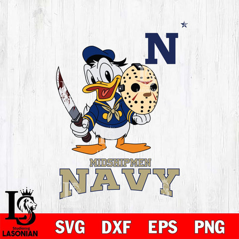 Navy Midshipmen Jason Voorhees 12 Svg Eps Dxf Png File, Digital Download