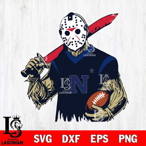 Navy Midshipmen Jason Voorhees Horror Halloween 2 Svg Eps Dxf Png File, NCAA svg, Digital Download, Instant Download