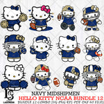 Navy Midshipmen NCAA Bundle 12 Svg Eps Dxf Png File, NCAA svg, Digital Download, Instant Download