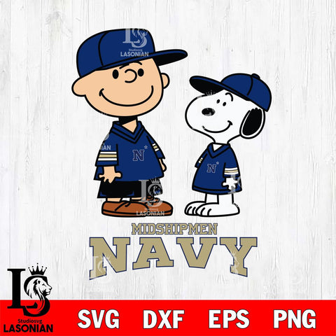 Navy Midshipmen Peanuts Snoopy Football SVG DXF EPS PNG FILE,Snoopy File Cut, NCAA Digital Download,Instant Download,Christmas Silhouette