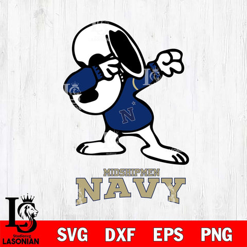 Navy Midshipmen Snoopy Sport 3 Svg Eps Dxf Png File, Digital Download