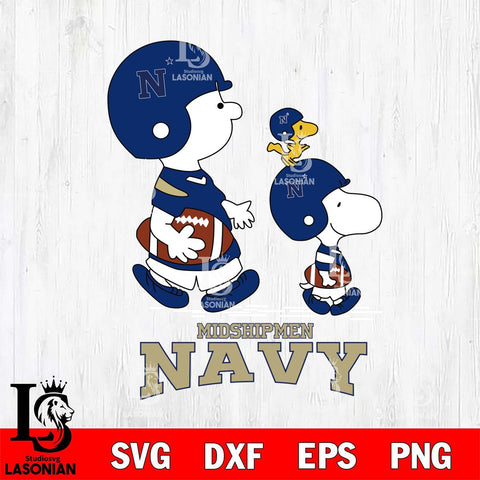 Navy Midshipmen Snoopy Sport Svg Eps Dxf Png File, Digital Download