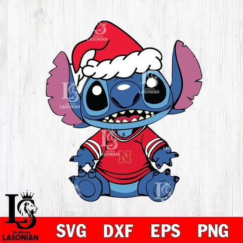 Nebraska Cornhuskers Baby Stitch Christmas Svg Eps Dxf Png File, Digital Download, Instant Download
