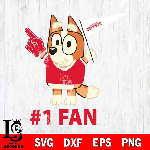 Nebraska Cornhuskers Bingo 1# Fan Svg Eps Dxf Png File,NCAA Svg Files,Bluey svg ,Digital Download ,Instant Download, Cricut File