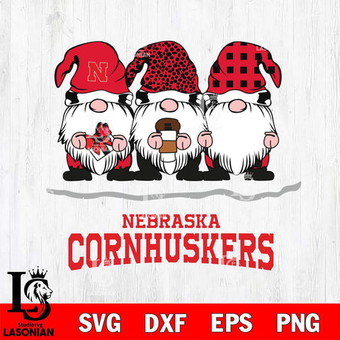 Nebraska Cornhuskers Gnomes Coffee Svg Eps Dxf Png File, Digital Download, Instant Download