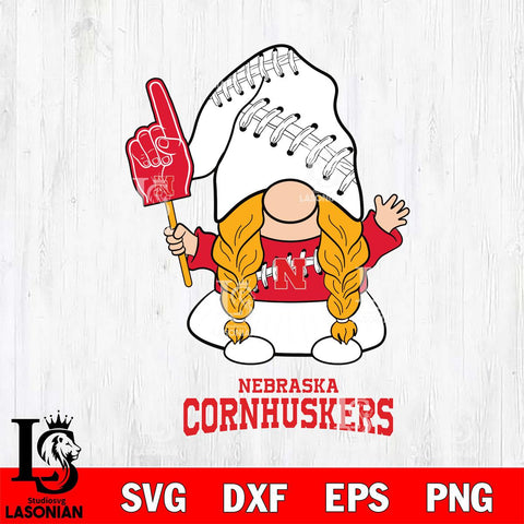 Nebraska Cornhuskers Gnomes Fan Svg Eps Dxf Png File, Digital Download, Instant Download