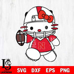 Nebraska Cornhuskers Hello Kitty sport 11 Svg Eps Dxf Png File, NCAA svg, Digital Download, Instant Download