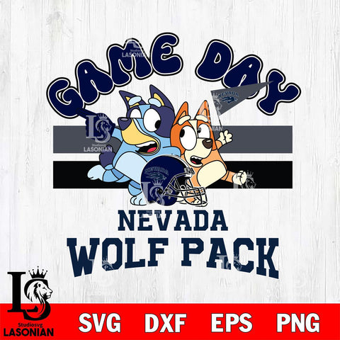 Nevada Wolf Pack Bluey & Bingo 9 Svg Eps Dxf Png File, NCAA svg, Digital Download, Instant Download