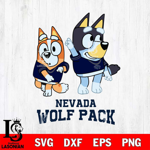 Nevada Wolf Pack Bluey Chilli Mode Dance Svg Eps Dxf Png File, Digital Download, Instant Download