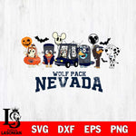 Nevada Wolf Pack Bluey Halloween Svg Eps Dxf Png File, Digital Download, Instant Download