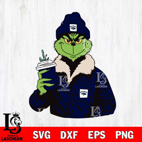 Nevada Wolf Pack Boujee Grinch 12 Svg Eps Dxf Png File, Digital Download, Instant Download