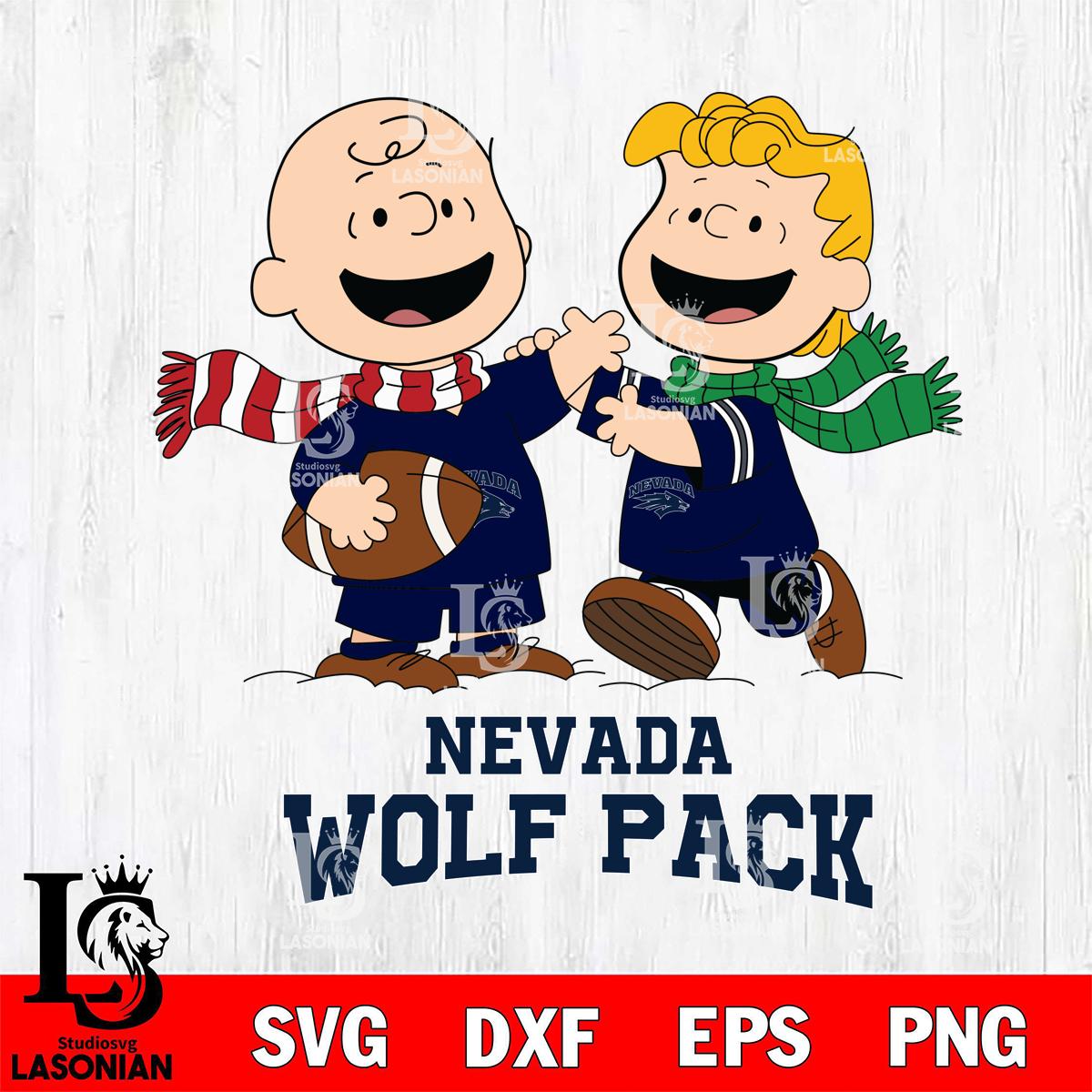 Nevada Wolf Pack Charlie Brown & Linus Football – lasoniansvg