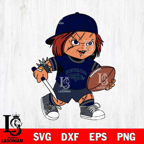 Nevada Wolf Pack Chucky Horror 10 Svg Eps Dxf Png File, NCAA svg, Digital Download, Instant Download