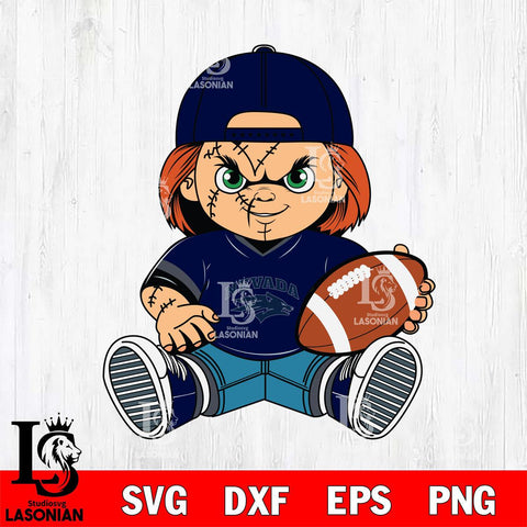 Nevada Wolf Pack Chucky Horror 3 Svg Eps Dxf Png File, NCAA svg, Digital Download, Instant Download