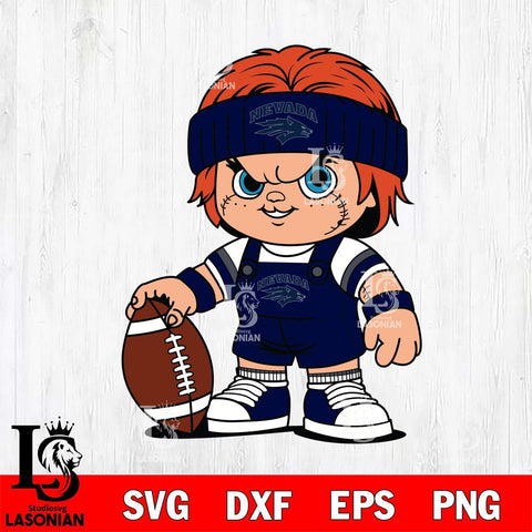 Nevada Wolf Pack Chucky Horror 5 Svg Eps Dxf Png File, NCAA svg, Digital Download, Instant Download