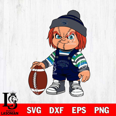 Nevada Wolf Pack Chucky Horror 6 Svg Eps Dxf Png File, NCAA svg, Digital Download, Instant Download