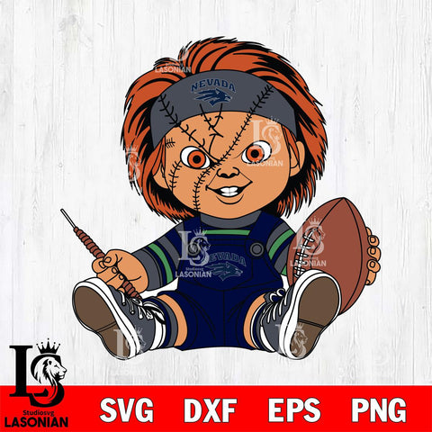 Nevada Wolf Pack Chucky Horror 9 Svg Eps Dxf Png File, NCAA svg, Digital Download, Instant Download