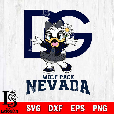 Nevada Wolf Pack Dolce And Gabbana Daisy Duck Disney Svg Eps Dxf Png File, Digital Download, Instant Download