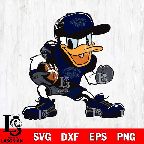 Nevada Wolf Pack Donal Duck Svg Eps Dxf Png File, NCAA svg, Digital Download, Instant Download