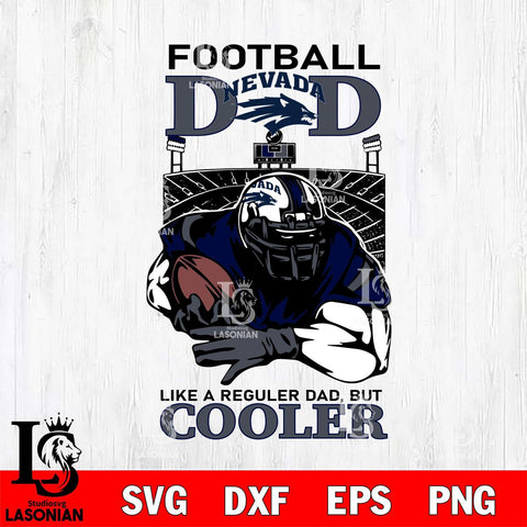 Nevada Wolf Pack Football Dad Cooler Svg Eps Dxf Png File, Digital Download, Instant Download