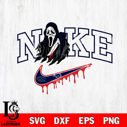 Nevada Wolf Pack Ghostface Nike Svg Eps Dxf Png File, Digital Download, Instant Download