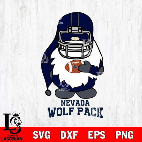 Nevada Wolf Pack Gnomes Christmas Svg Eps Dxf Png File, Digital Download, Instant Download