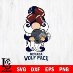Nevada Wolf Pack Gnomes Helmet Svg Eps Dxf Png File, Digital Download, Instant Download