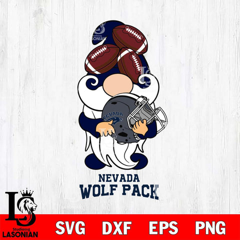Nevada Wolf Pack Gnomes Helmet Svg Eps Dxf Png File, Digital Download, Instant Download