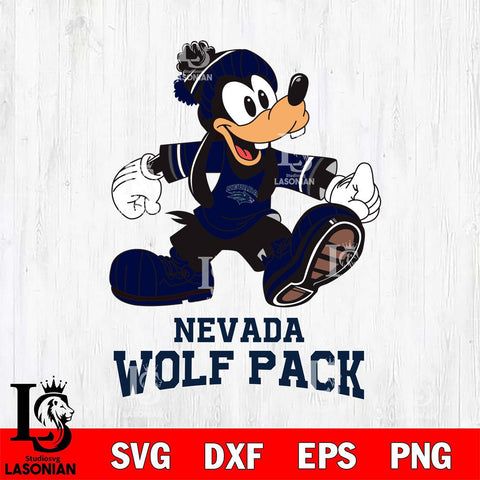 Nevada Wolf Pack Goofy Cool Sport SVG DXF EPS PNG FILE,NCAA svg ,Football Digital Download,Instant Download, Silhouette